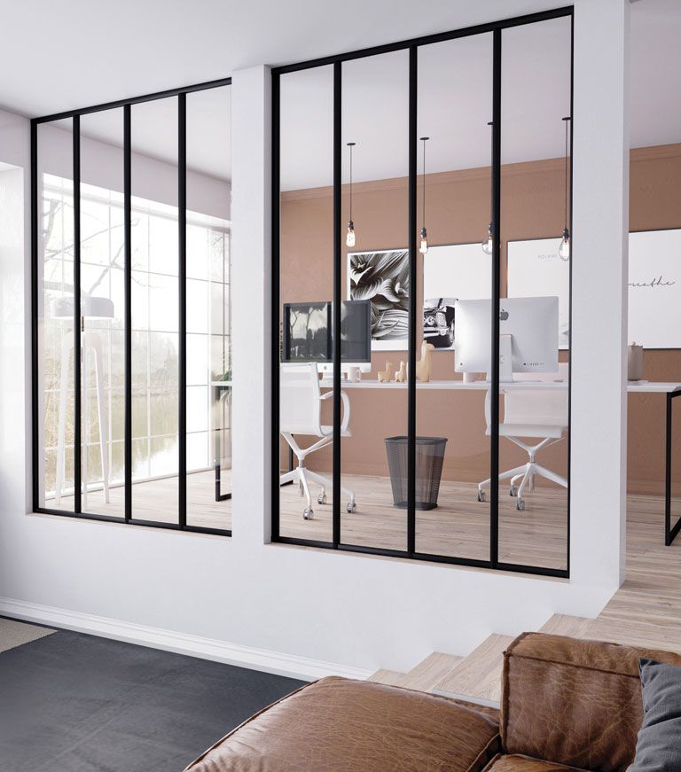 verrière pour création d'un espace bureau